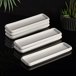 1 ADET PORSELEN SUNUM SERVİS TABAĞI 28X7.3X2(h) cm