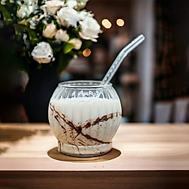 Tombul Model Borosilikat Kokteyl Ve Soğuk - Sıcak Kahve Bardağı