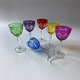 Kesme Dekor Verona Kristal Cam Kadeh ( Adet )