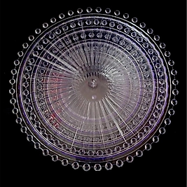 4 Lü Boncuklu Mika Akrilik Saklama Kabı Boncuk Erzak Kabı