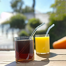 Isıya Dayanıklı Silindir Model Borosilikat Kokteyl ve Soğuk-Sıcak Kahve Bardağı