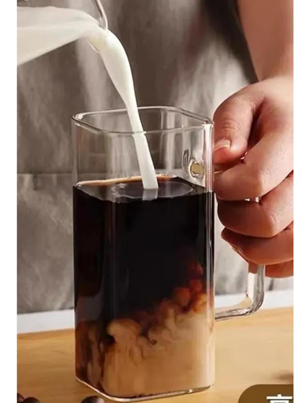 2 Adet Sızdırmaz Kapaklı Borosilikat Isıya Dayanıklı Cam Pipetli Kupa Yılbaşı Sunum Bardak