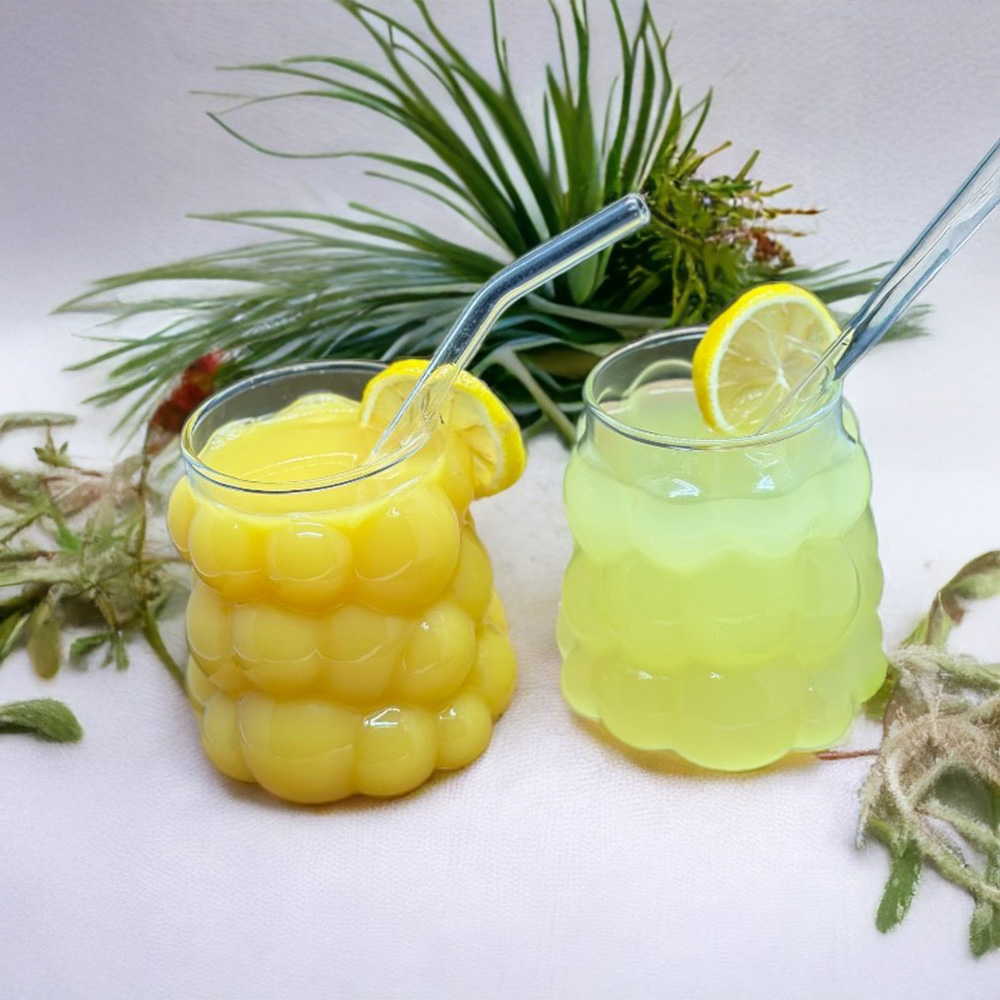 Isıya Dayanıklı Üzüm Model Borosilikat Kokteyl Ve Soğuk - Sıcak Kahve Bardağı