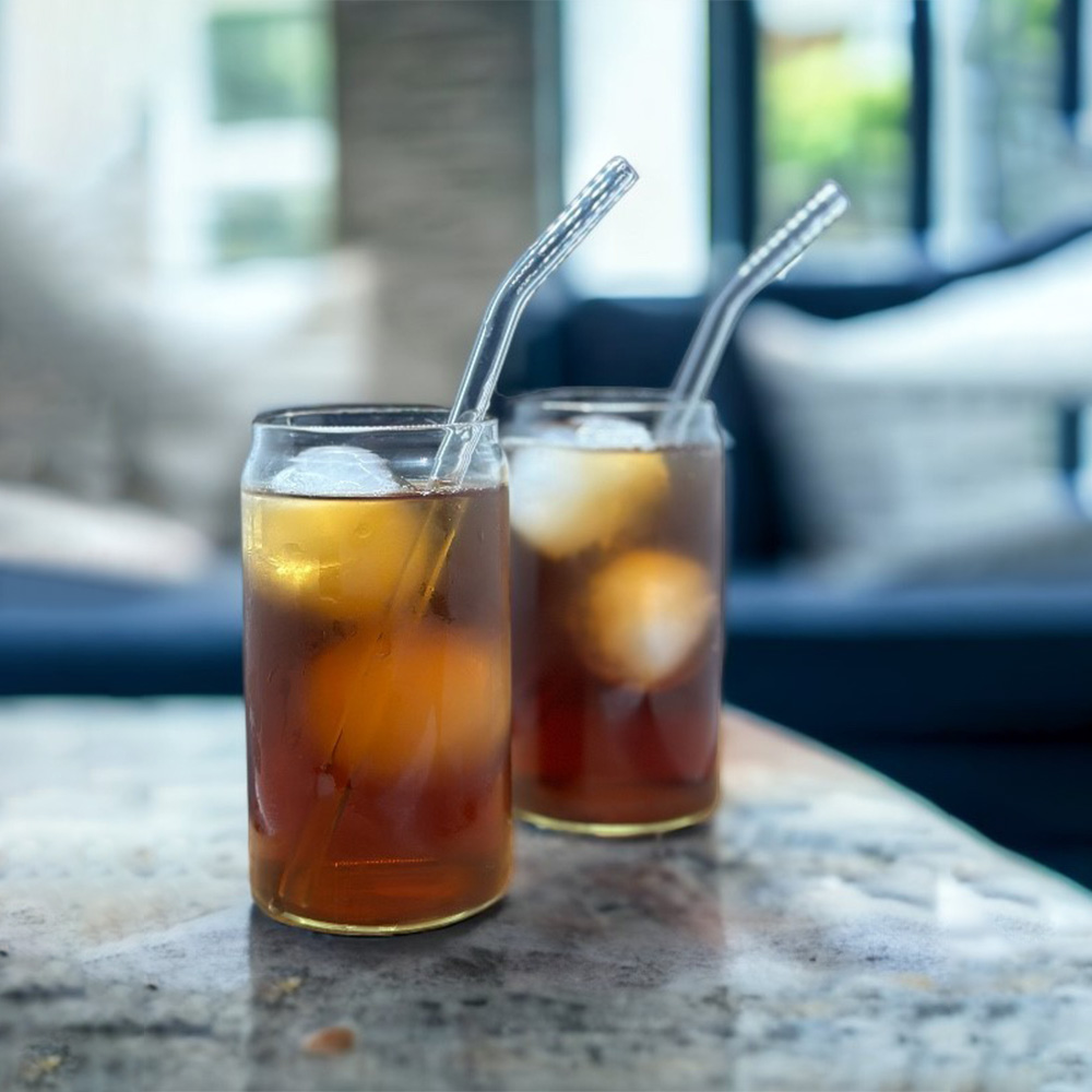 Kutu Kola Borosilikat Bardak Sunum Kahve, Süt Ve Meyve Suyu Bardağı