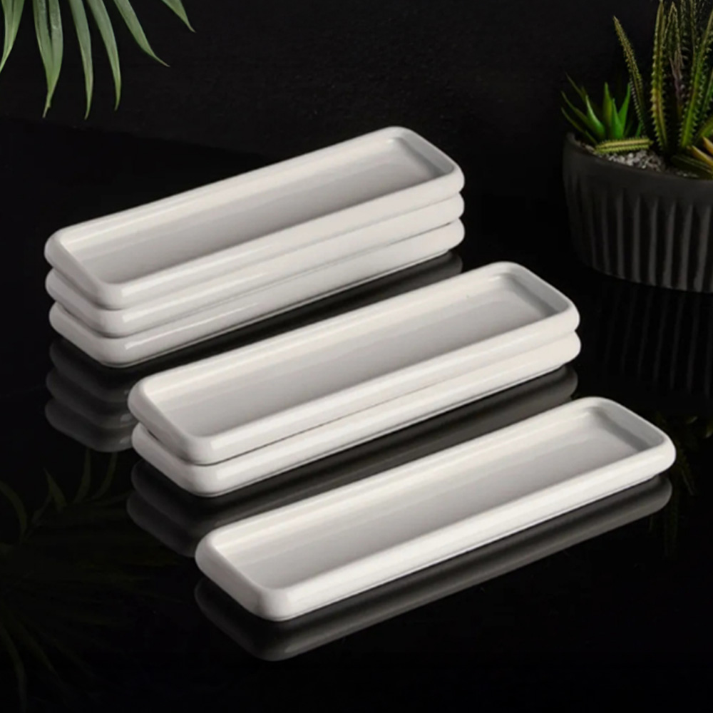 1 ADET PORSELEN SUNUM SERVİS TABAĞI 28X7.3X2(h) cm