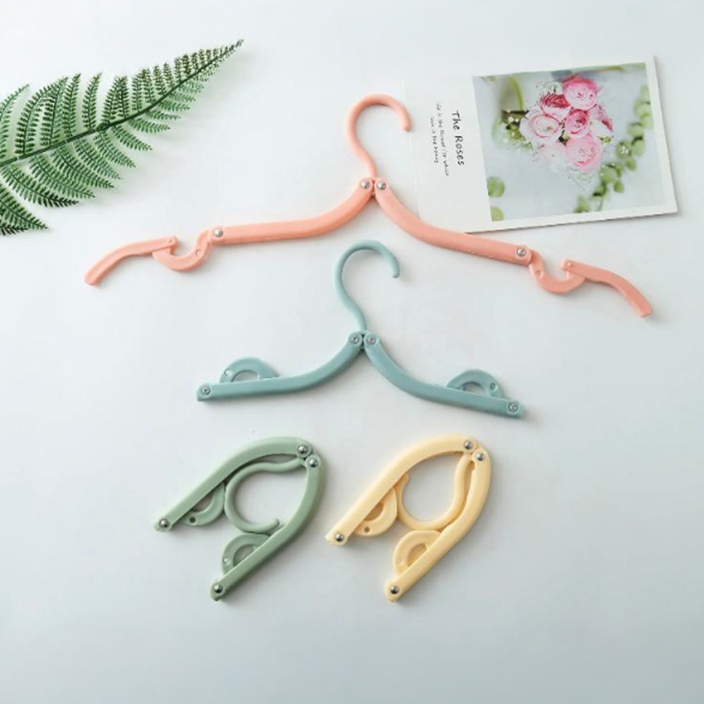 KATLANABİLİR PORTATİF ELBİSE ASKISI 5 ADET